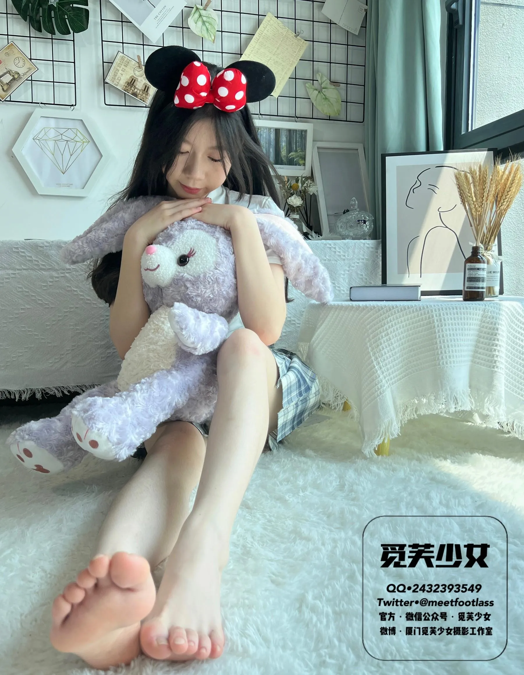 [觅芙少女]NO.003 风中摇曳的JK制服与18岁的青春一起绽放 [151P]插图7